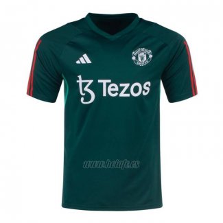 Camiseta de Entrenamiento Manchester United 2023-2024 Verde