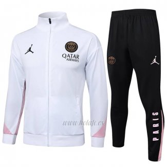 Chandal de Chaqueta del Paris Saint-Germain Jordan Nino 2024-2025 Blanco