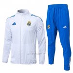 Chandal de Rompevientos del Real Madrid 2025-2026 Blanco
