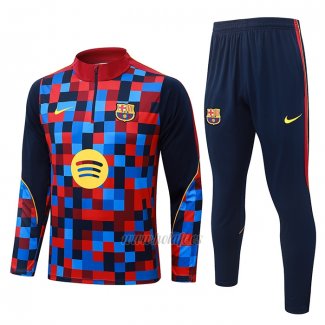 Chandal de Sudadera del Barcelona 2026-2027 Azul Rojo