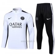 Chandal de Sudadera del Paris Saint-Germain 2023-2024 Blanco