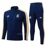 Chandal de Sudadera del Real Madrid Nino 2026-2027 Azul