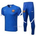 Chandal del Barcelona Manga Corta 2021-2022 Azul