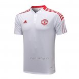 Polo Manchester United 2021-2022 Blanco