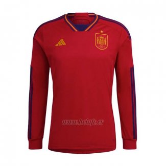 Camiseta Espana Primera Manga Larga 2022