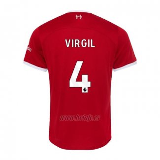 Camiseta Liverpool Jugador Virgil Primera 2023-2024