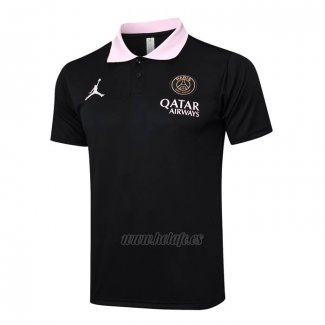 Camiseta Polo del Paris Saint-Germain Jordan 2024-2025 Negro