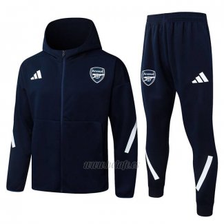Chandal con Capucha del Arsenal 2025-2026 Negro