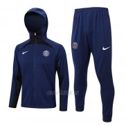 Chandal con Capucha del Paris Saint-Germain 2022-2023 Azul