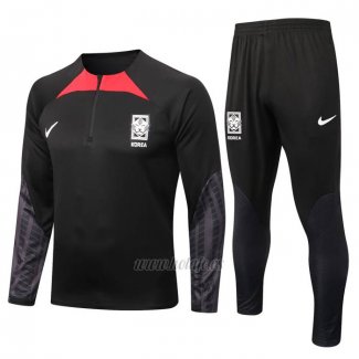 Chandal de Sudadera del Corea del Sur 2022-2023 Negro