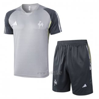 Chandal del Atletico Mineiro Manga Corta 2024-2025 Gris - Pantalon Corto