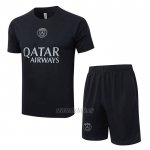 Chandal del Paris Saint-Germain Jordan Manga Corta 2025-2026 Negro - Pantalon Corto