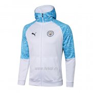 Chaqueta con Capucha del Manchester City 2021 Blanco