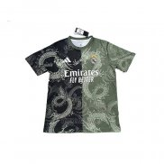 Tailandia Camiseta Real Madrid Dragon 2025-2026 Negro Gris