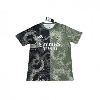 Tailandia Camiseta Real Madrid Dragon 2025-2026 Negro Gris