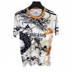 Tailandia Camiseta Real Madrid Dragon 2025-2026 Blanco Negro
