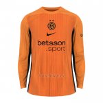 Camiseta Inter Milan Portero Manga Larga 2025-2026 Naranja