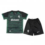 Camiseta Sporting Special Nino 2025-2026 Verde Negro