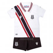 Camiseta Stoke City Segunda Nino 2022-2023 Blanco