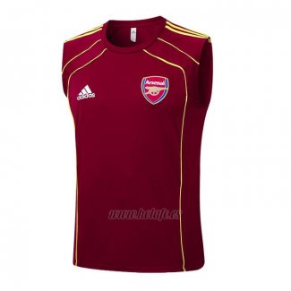 Camiseta de Entrenamiento Roma Sin Mangas 2025-2026 Rojo