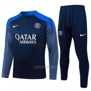 Chandal de Sudadera del Paris Saint-Germain Nino 2025-2026 Azul