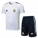 Chandal del Real Madrid Manga Corta 2025-2026 Blanco - Pantalon Corto