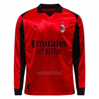 Camiseta AC Milan Cuarto Manga Larga 2025-2026