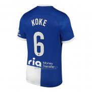 Camiseta Atletico Madrid Jugador Koke Segunda 2023-2024