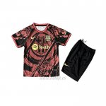 Camiseta Barcelona Special Nino 2025-2026 Rojo Negro