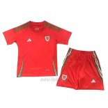 Camiseta Gales Primera Nino 2024