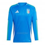 Camiseta Italia Primera Manga Larga 2024-2025 (2XL-4XL)