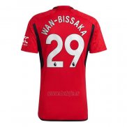 Camiseta Manchester United Jugador Wan-Bissaka Primera 2023-2024