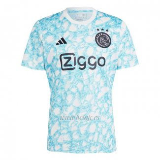 Camiseta Pre Partido del Ajax 2023 Azul