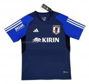 Camiseta Pre Partido del Japon 2023 Azul