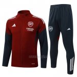 Chandal de Chaqueta del Arsenal Nino 2025-2026 Rojo Negro