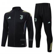 Chandal de Chaqueta del Juventus Nino 2025-2026 Negro