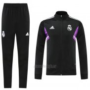 Chandal de Chaqueta del Real Madrid Nino 2022-2023 Negro