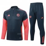 Chandal de Sudadera del Bayern Munich 2025-2026 Gris Naranja
