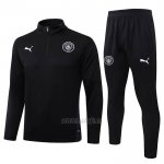 Chandal de Sudadera del Manchester City Nino 2025-2026 Negro