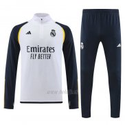 Chandal de Sudadera del Real Madrid 2023-2024 Blanco