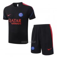 Chandal del Paris Saint-Germain Manga Corta 2026-2027 Negro - Pantalon Corto