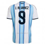 Camiseta Argentina Jugador Julian Alvarez Primera 2026