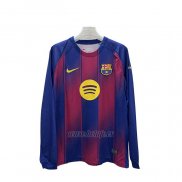 Camiseta Barcelona Primera Manga Larga 2025-2026
