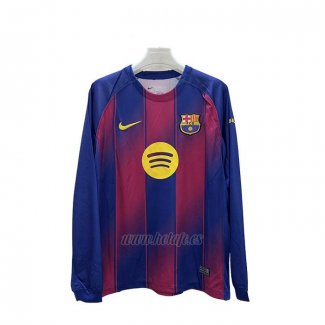 Camiseta Barcelona Primera Manga Larga 2025-2026