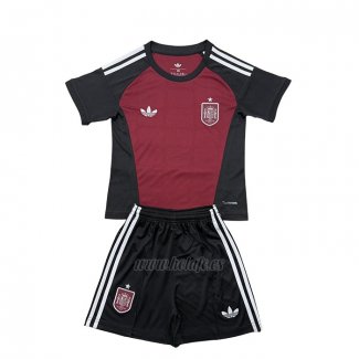 Camiseta Espana Portero Segunda Nino 2026