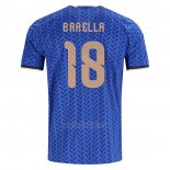 Camiseta Italia Jugador Nicolo Barella Primera 2026