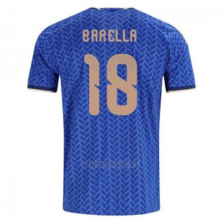 Camiseta Italia Jugador Nicolo Barella Primera 2026