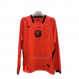 Camiseta Paises Bajos Primera Manga Larga 2026