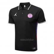 Camiseta Polo del Paris Saint-Germain Jordan 2022-2023 Negro