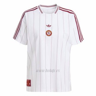 Camiseta Pre Partido del Aston Villa 2025-2026 Blanco